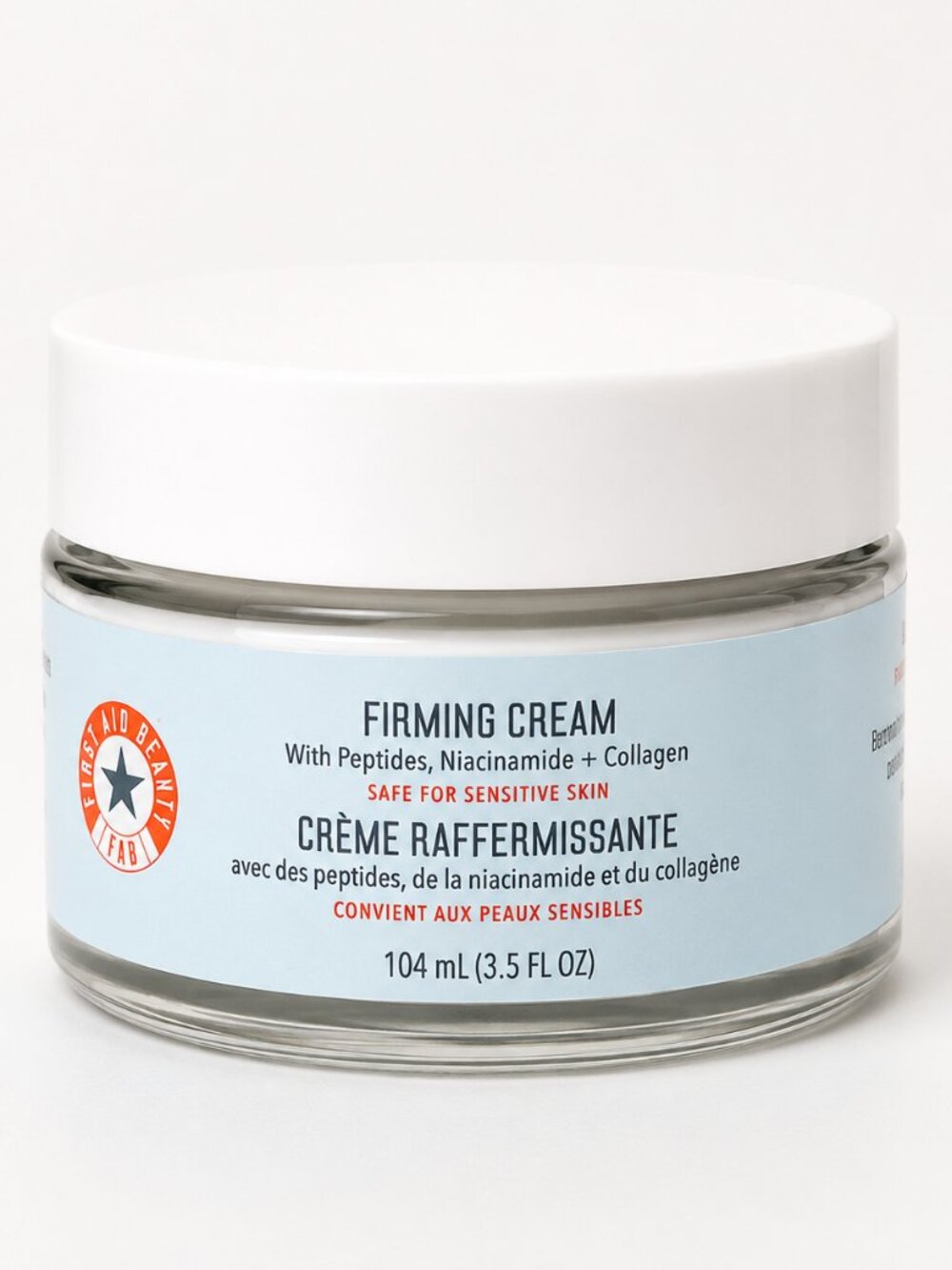 NIB First Aid Beauty Firming Cream 3.5 oz Full Size Peptides Niacinamide